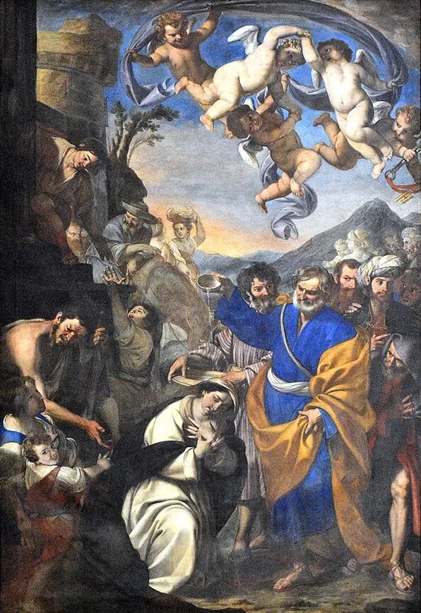 Battesimo di Santa Candida - Basilica di San Pietro ad Aram, Napoli